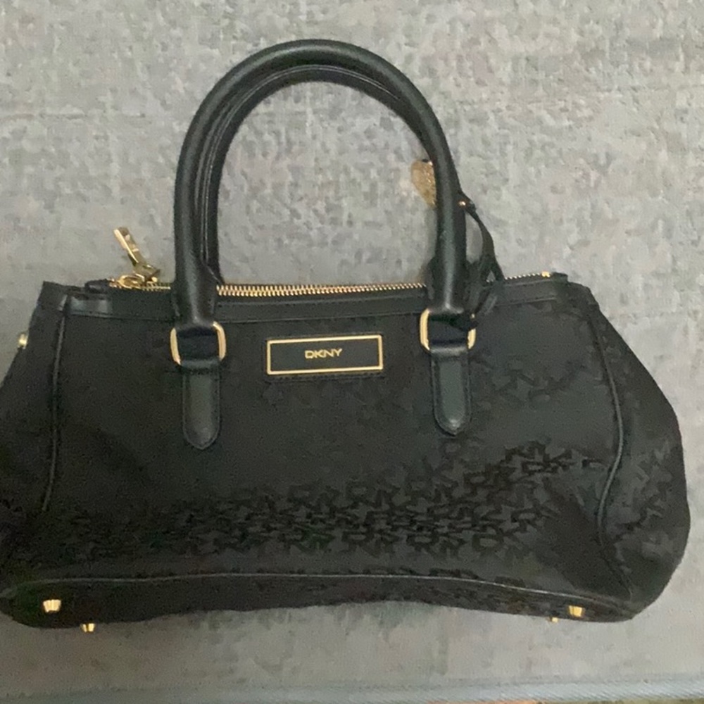 DKNY Black logo Handbag